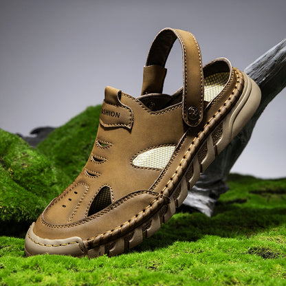 Buy New Plus Size Closed Toe Sandals For Men Comfortable Fit