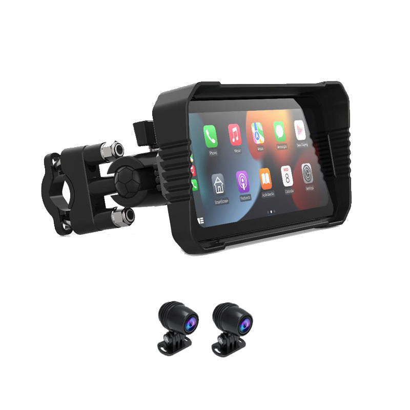 6.25 Inch Motorcycle Dash Cam with CarPlay Support