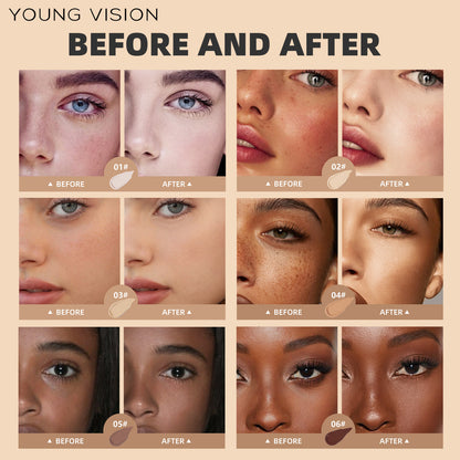 6 Color Matte Liquid Concealer