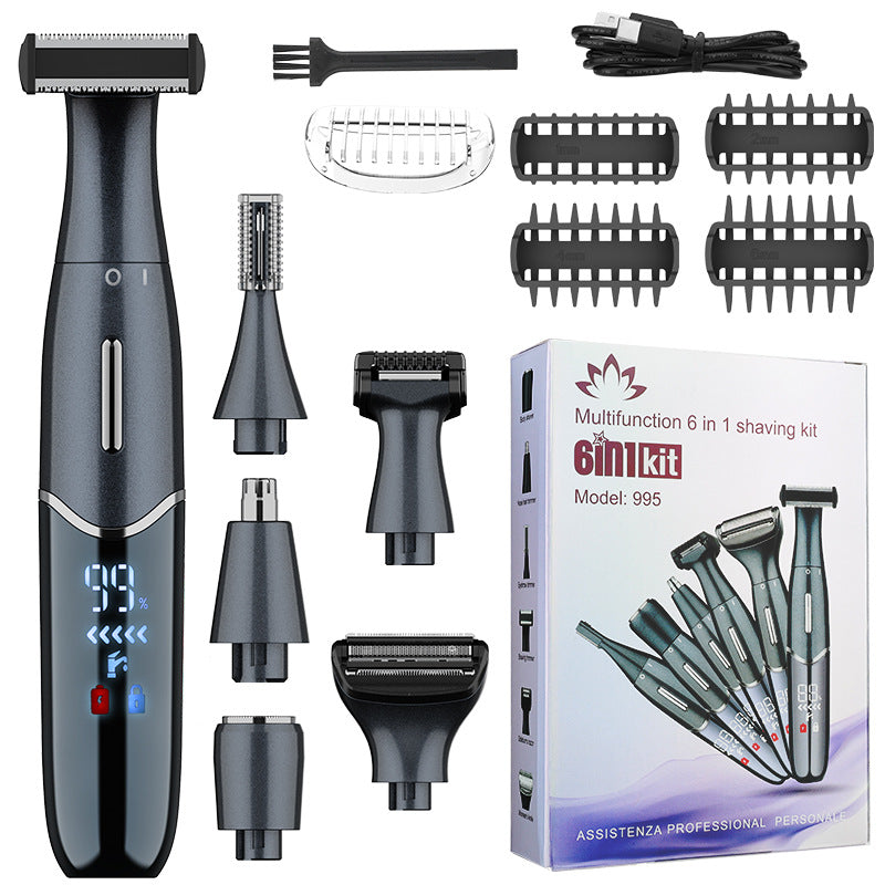6-in-1 Women's Rechargeable Shaver and Epilator Set