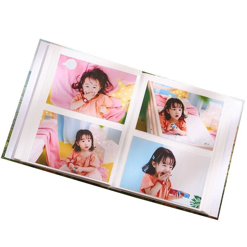6-Inch 200 Photo Storage Album with Oil Painting Cover