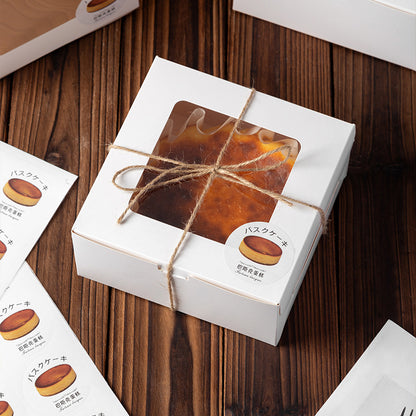 6-inch Basque Cake Packaging Set