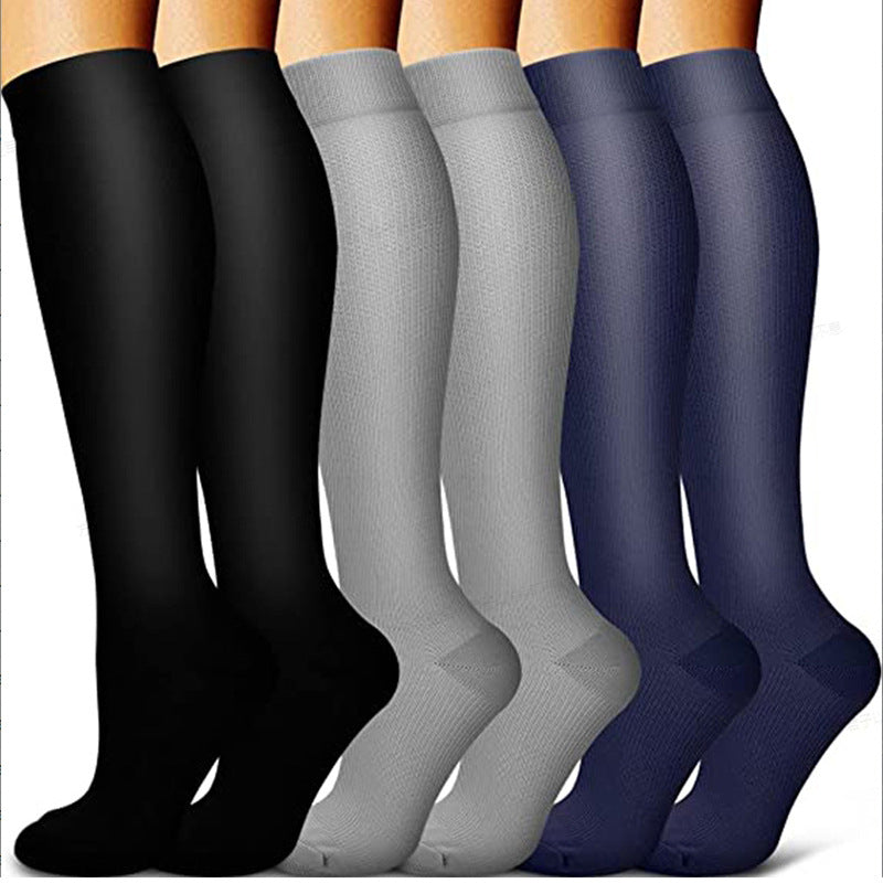 6-Pair Graduated Compression Socks Set