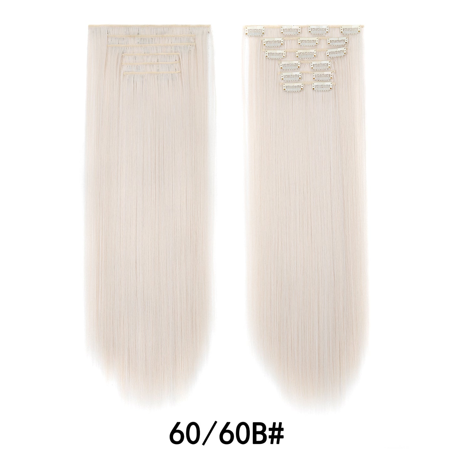 6-Piece Clip Hair Extension Set