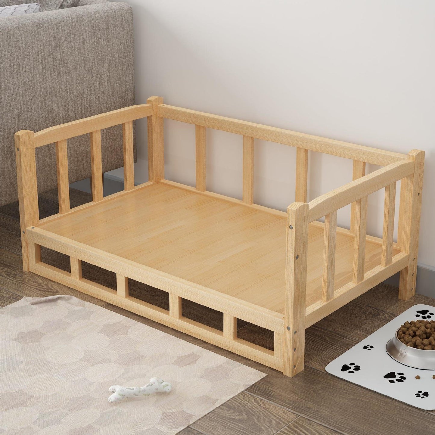 Pet Dog Bed – Summer Wooden Bed for Small and Large Dogs