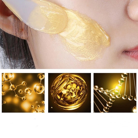 Gold Foil Snail Tear-Off Mask for Deep Hydrating Skin Care