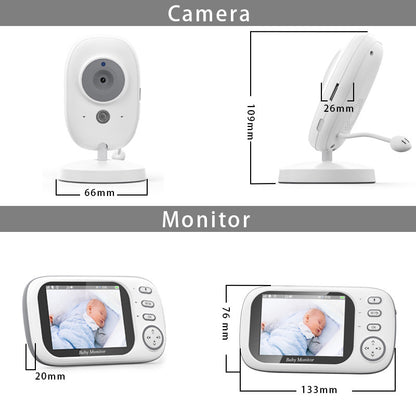3.5 Inch Baby Monitor with Video Screen for Nursery Care