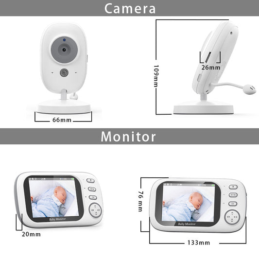 3.5 Inch Baby Monitor with Video Screen for Nursery Care