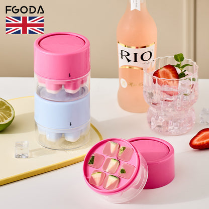 Creative Fruit Ice Cube Tray with Lid
