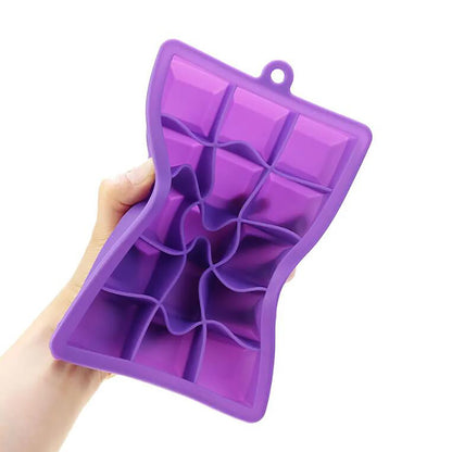 Silicone Ice Cube Tray with Cover for Freezer Ice Storage