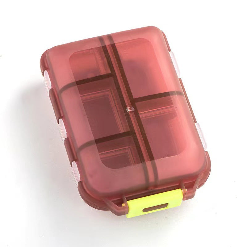 Portable Double Layer Pill Organizer Box for Daily Storage