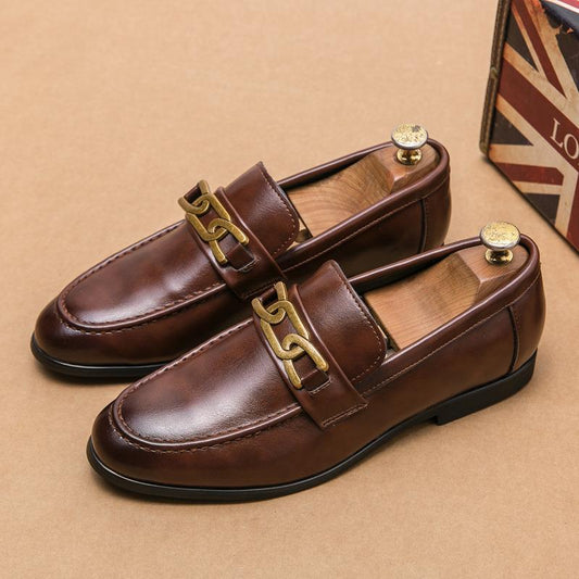 Men’s British-Style Leather Shoes – Business, Formal & Casual