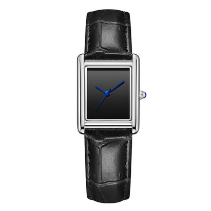 Buy Couple Leather Watch Strap Simple Square Waterproof