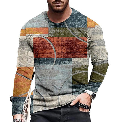 Buy Men’s 3D Digital Printed Round Neck Fashion T-Shirt