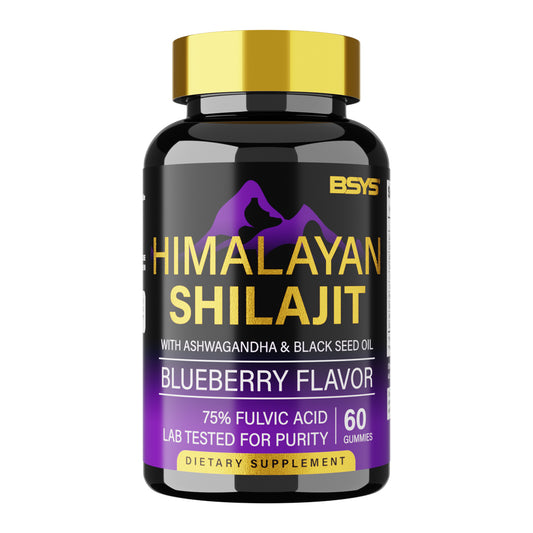 Buy BSYS Shilajit Gummies 60's – Herbal Supplement for Vitality