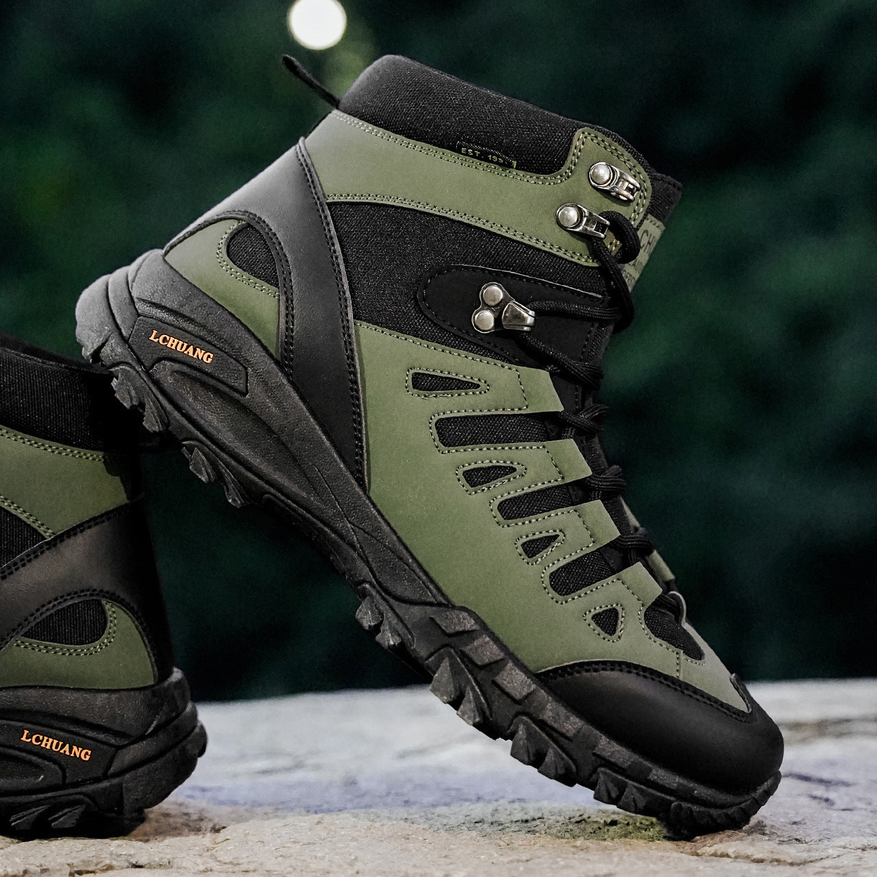 High Top Lace-Up Boots – Warm Fall & Winter Outdoor Footwear
