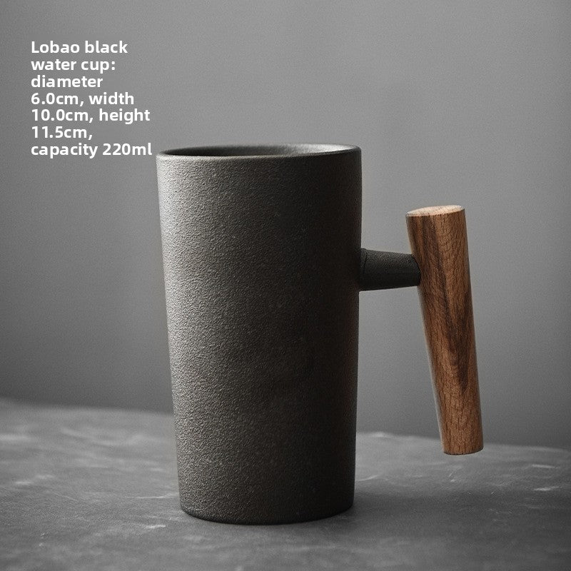 Japanese-style Handmade Stoneware Coffee Cup