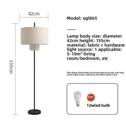 Nordic LED Floor Lamp for Modern Living Room and Bedroom