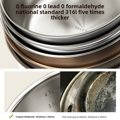 Stainless Steel Soup Pot for Daily Cooking and Kitchen Use