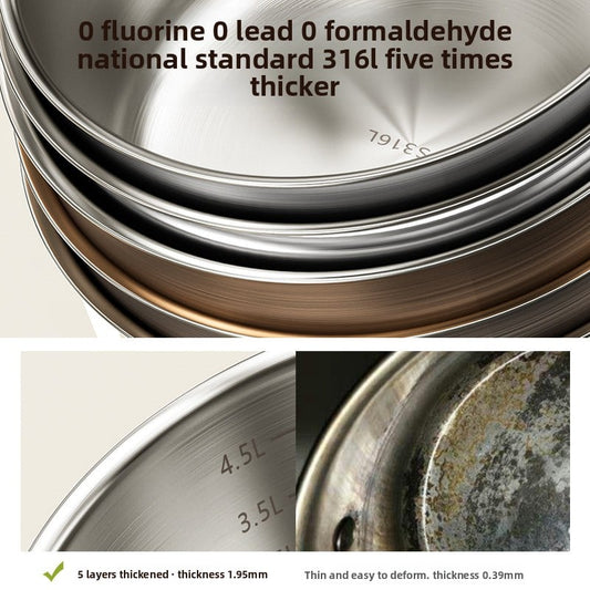 Stainless Steel Soup Pot for Daily Cooking and Kitchen Use