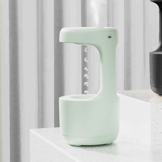Anti Gravity Water Drop Humidifier with LED Mist Effect