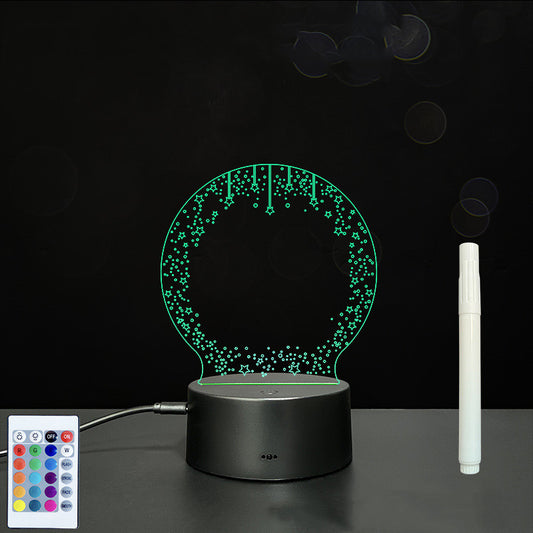 3D Acrylic Handwriting LED Message Board for Creative Decor