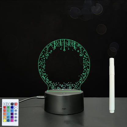 3D Acrylic Handwriting LED Message Board for Creative Decor