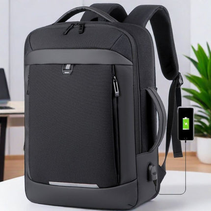Buy Multi-functional Black Breathable Laptop Backpack Smart Carry