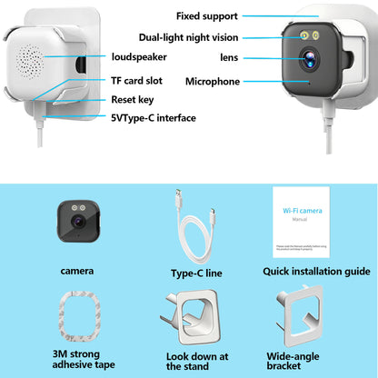 Smart Home WiFi Security Camera for Home Safety Monitoring