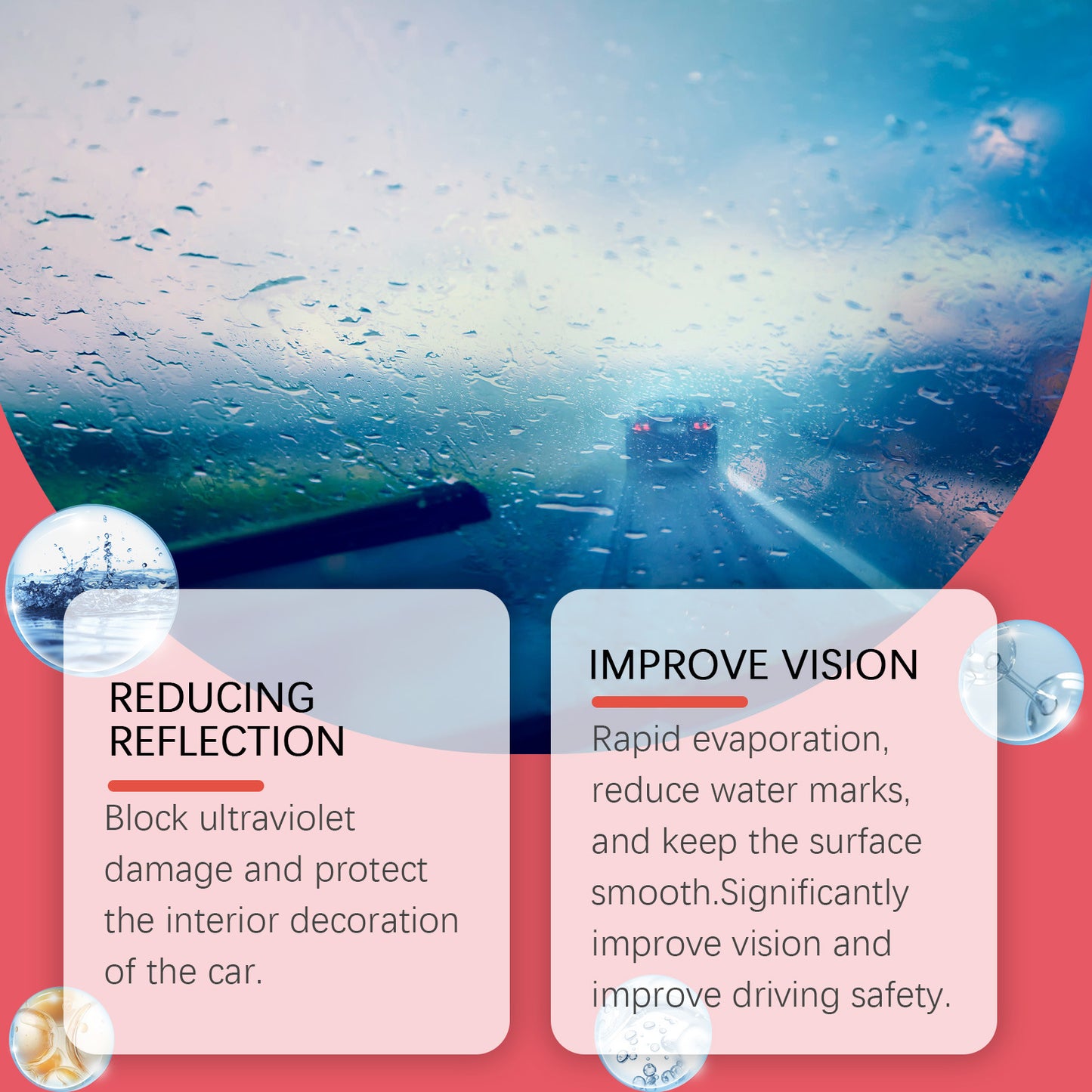 Automotive Oil Film Cleaning Brush Windshield Cleaner