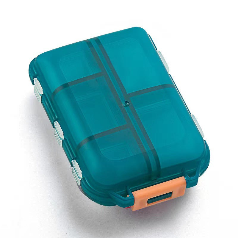 Portable Double Layer Pill Organizer Box for Daily Storage