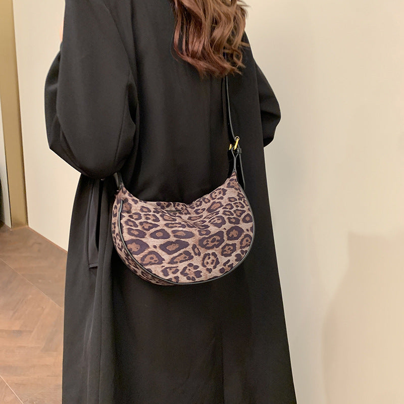 Buy Retro Leopard Print Crossbody Bag – Trendy Womens Shoulder Bag