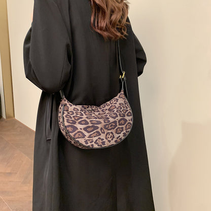 Buy Retro Leopard Print Crossbody Bag – Trendy Womens Shoulder Bag