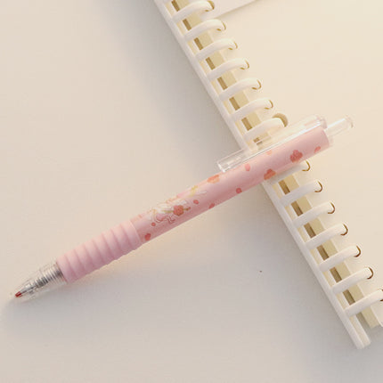 Cute Peach Press Gel Pen Korean Kawaii Stationery Pens Set