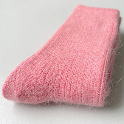 Rabbit Wool Blend Fleece Lined Winter Socks Warm Daily Wear