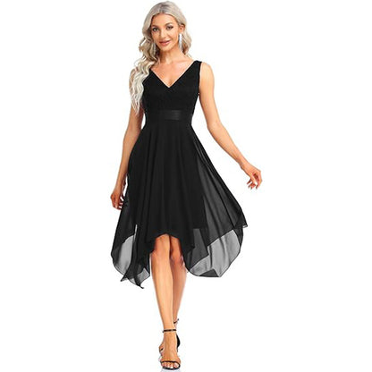 Women's Lace Chiffon Cocktail Ball Gown Online – Party Wear