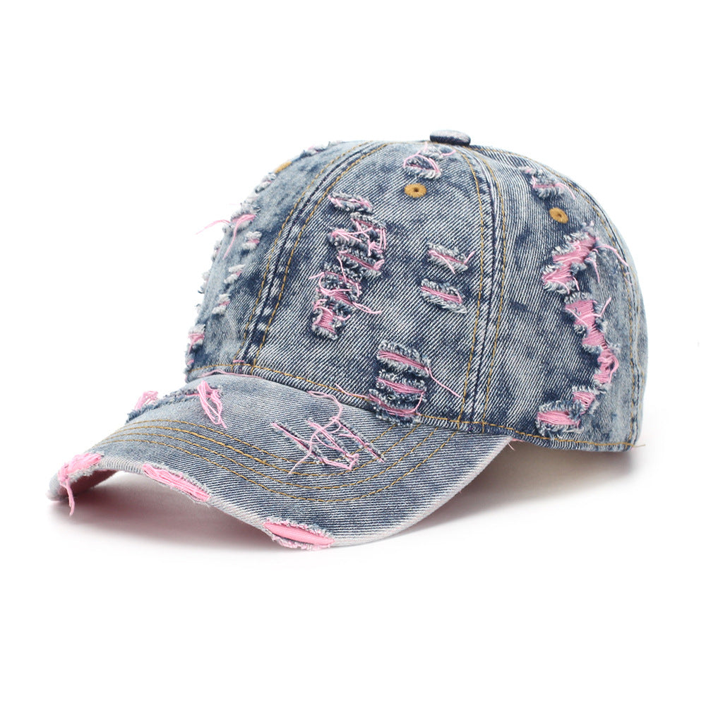 Buy Ripped-Line Letter Sun Hat for Men & Women – Casual Wear