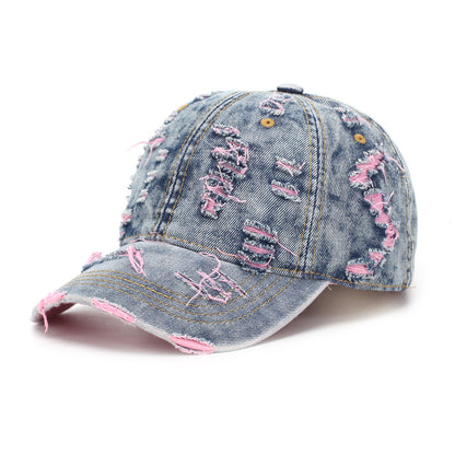 Buy Ripped-Line Letter Sun Hat for Men & Women – Casual Wear