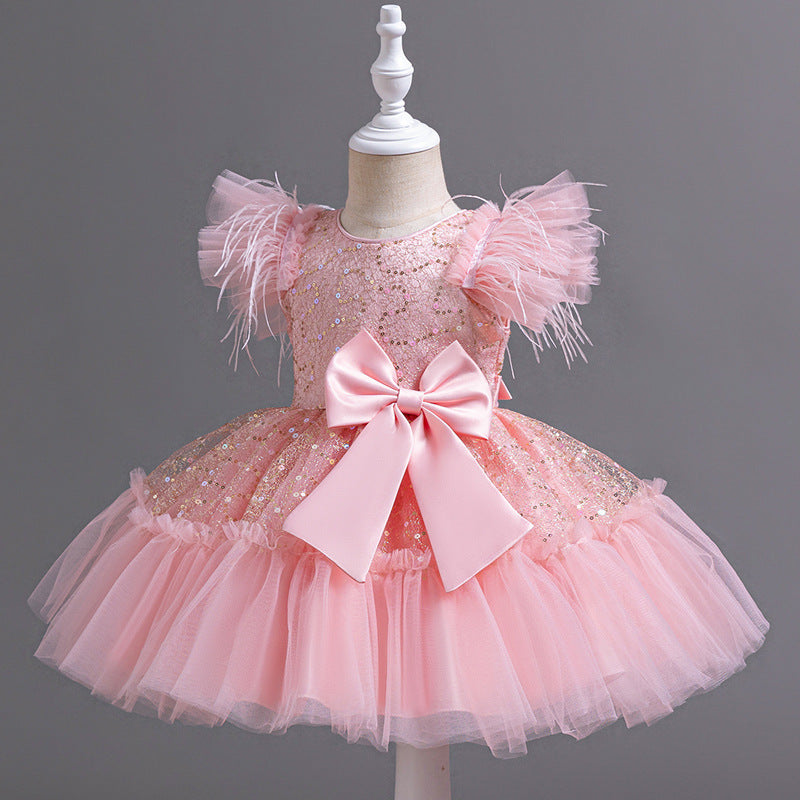 Flower Children's Clothing – Tulle Skirt Wedding Dress Summer