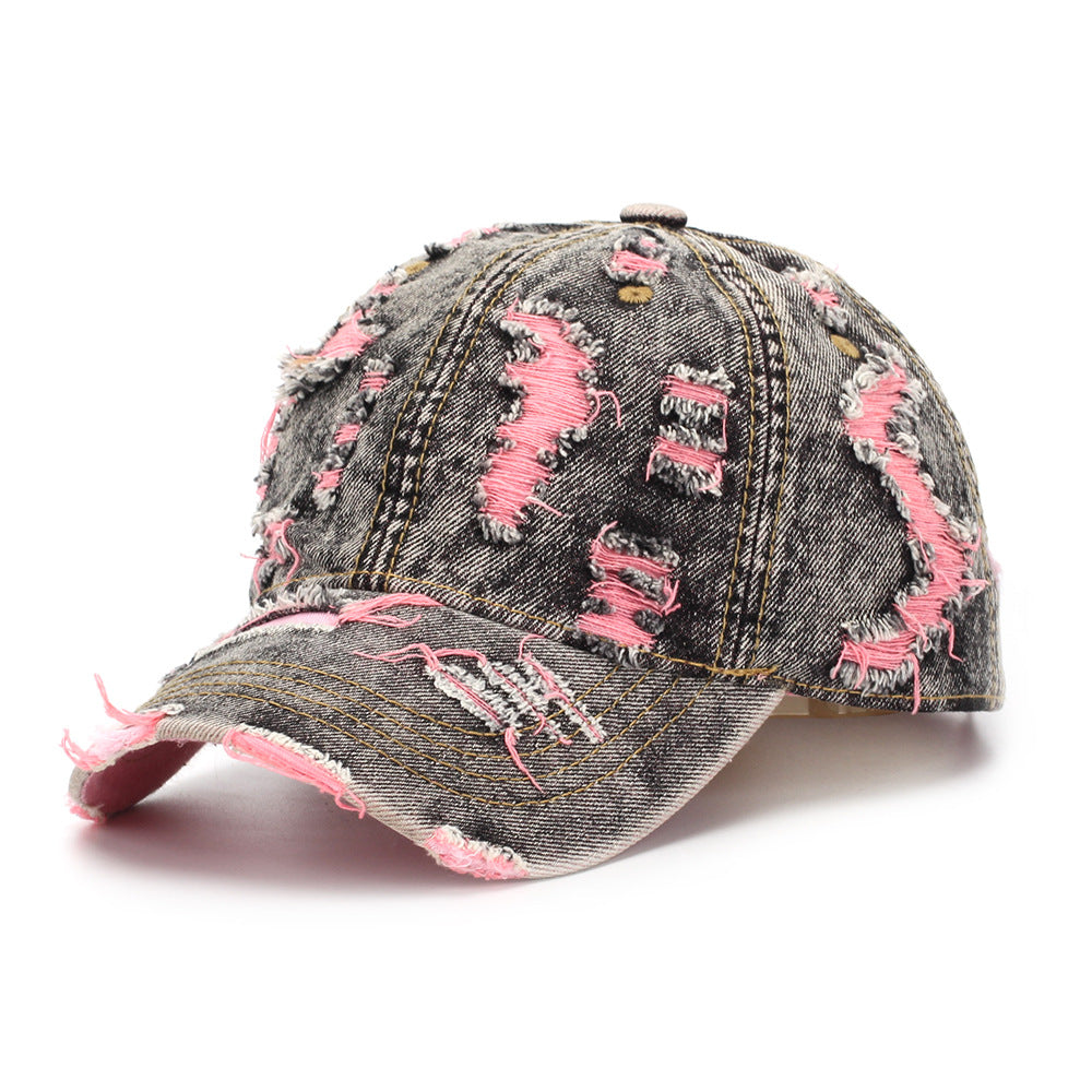 Buy Ripped-Line Letter Sun Hat for Men & Women – Casual Wear