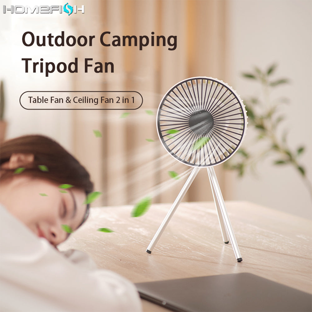 Portable Tripod Fan – Ideal Outdoor & Camping Cooling Device