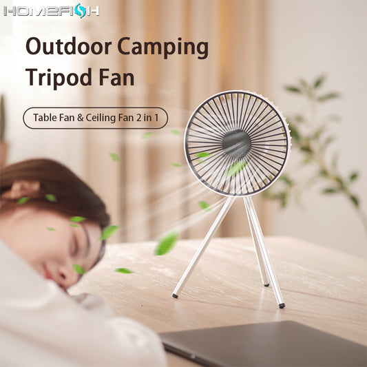 Portable Tripod Fan – Ideal Outdoor & Camping Cooling Device