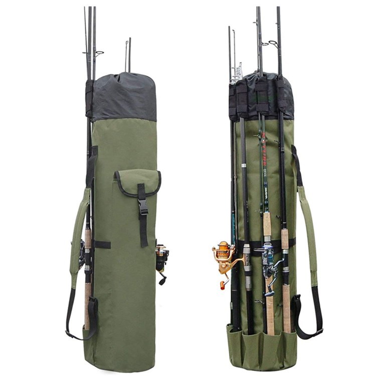 Buy Cylinder Outdoor Fishing Rod Bag Sea Rod Gear Storage Bag