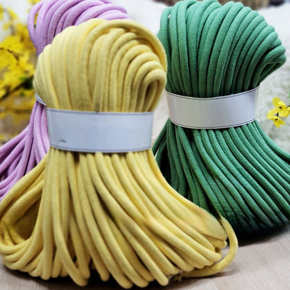 6mm Pure Cotton Cord for DIY Crafts and Sewing