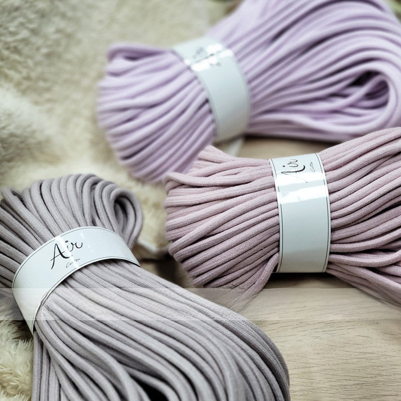 6mm Pure Cotton Cord for DIY Crafts and Sewing