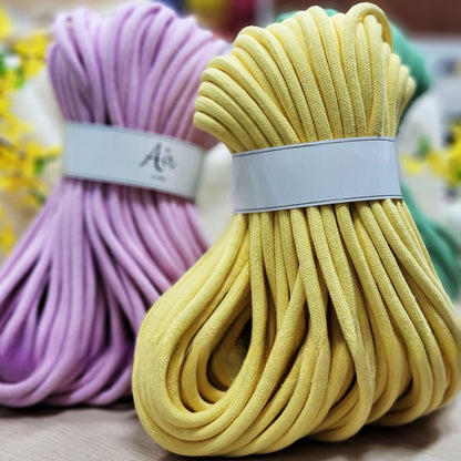 6mm Pure Cotton Cord for DIY Crafts and Sewing