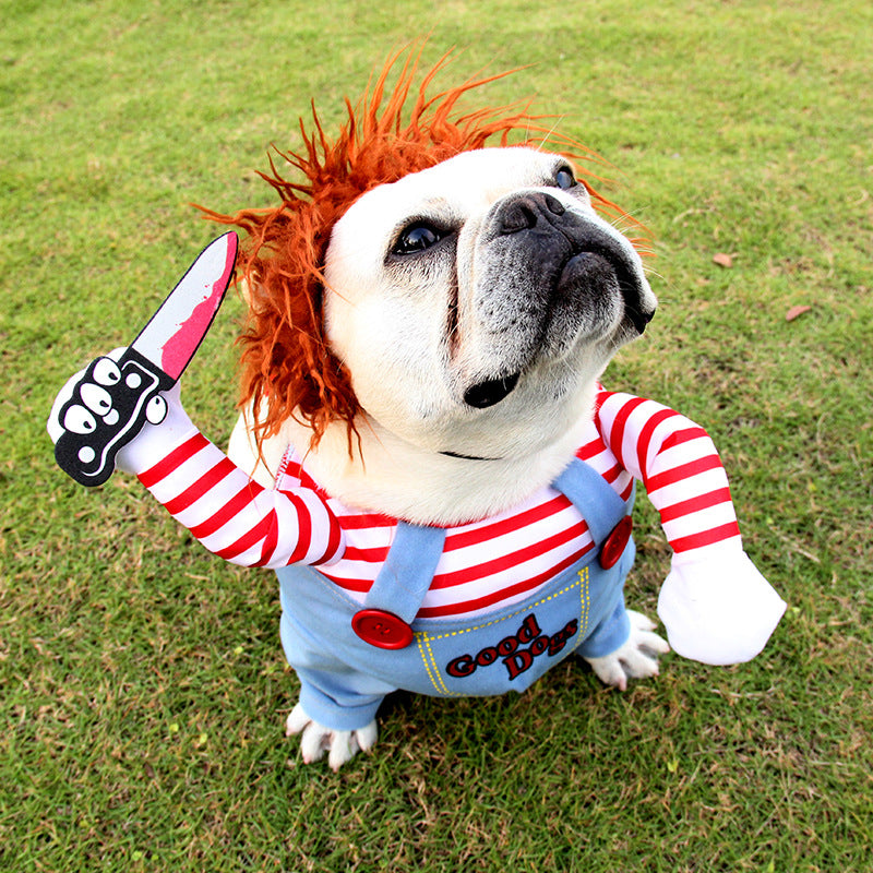 Buy Halloween Pet Costume Funny Dog Cosplay Outfit Adjustable