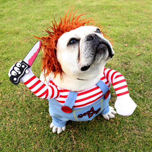 Buy Halloween Pet Costume Funny Dog Cosplay Outfit Adjustable