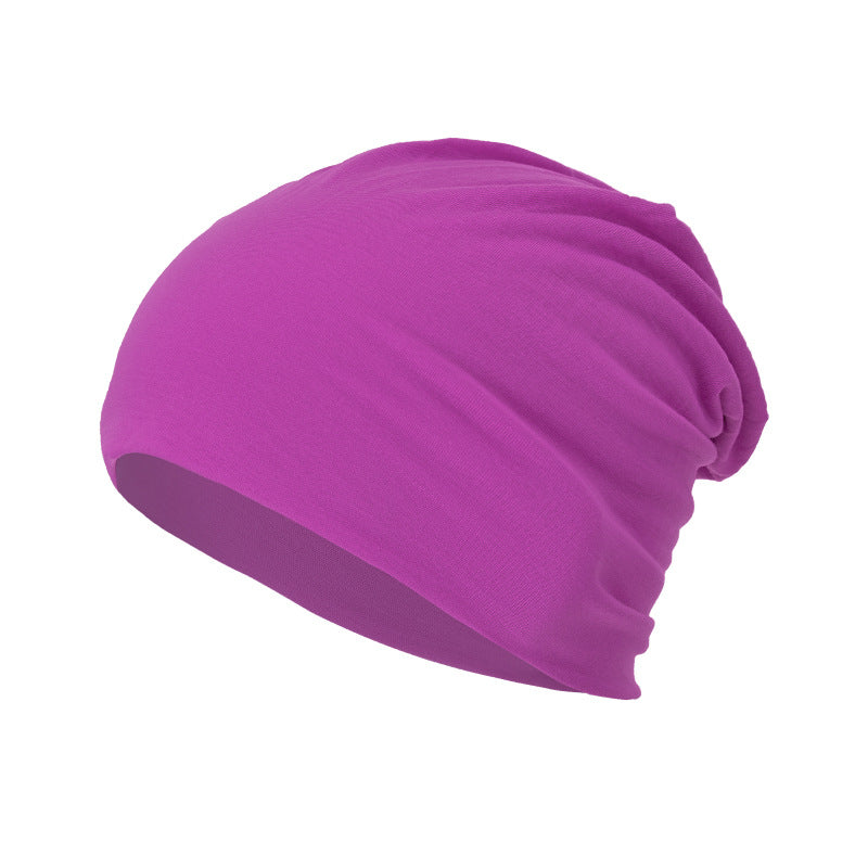 Buy Solid Color Slouchy Beanie – All-Season Knitted Wrap Hat