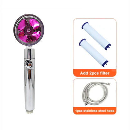 Buy Shower Head Water Saving – 360° Rotating ABS Rain Nozzle